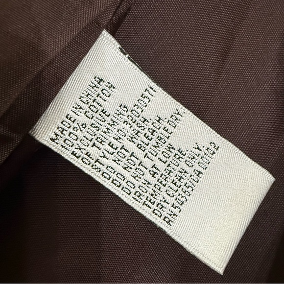 Late 90”s Vintage Peter Nygard Penny Lane Chocolate Velvet Feel Embroidered Coat - Picture 7 of 7